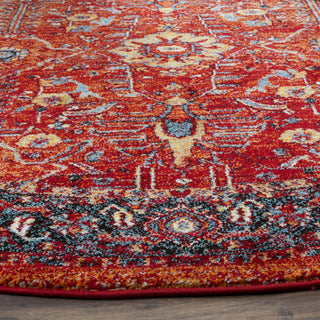 Safavieh Vintage Hamadan VTH220C Orange/Navy Area Rug 