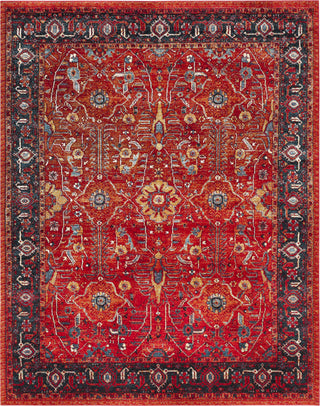 Safavieh Vintage Hamadan VTH220C Orange/Navy Area Rug 