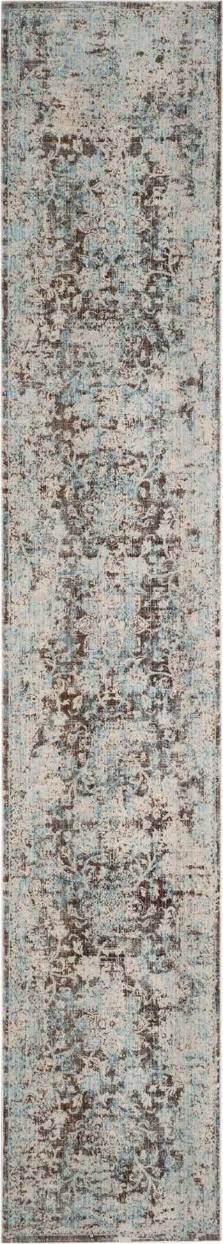 Safavieh Vintage Persian VTP417T Brown/Light Blue Area Rug 