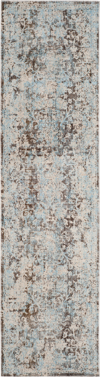 Safavieh Vintage Persian VTP417T Brown/Light Blue Area Rug 