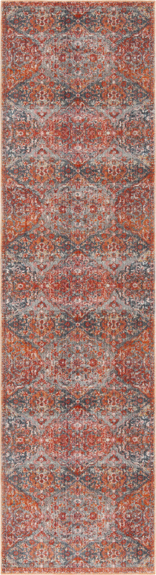 Safavieh Vintage Persian VTP470J Aqua/Orange Area Rug 