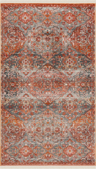 Safavieh Vintage Persian VTP470J Aqua/Orange Area Rug 