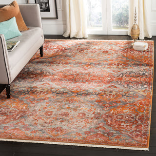 Safavieh Vintage Persian VTP470J Aqua/Orange Area Rug  Feature