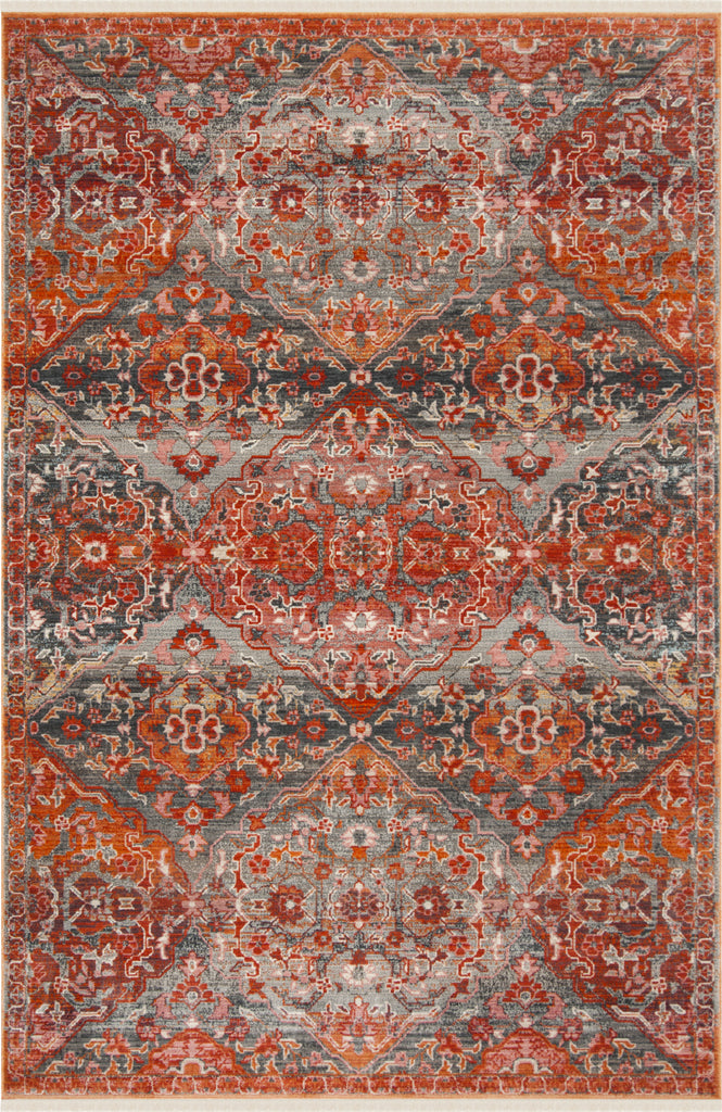 Safavieh Vintage Persian VTP470J Aqua/Orange Area Rug main image