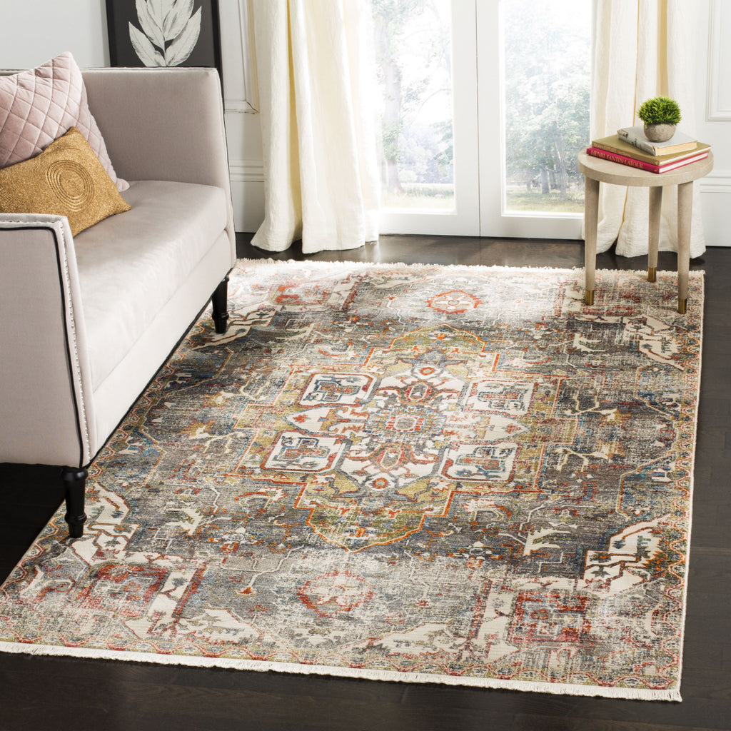 Safavieh Vintage Persian VTP475H Charcoal/Olive Area Rug  Feature
