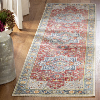 Safavieh Vintage Persian VTP478Q Red/Blue Area Rug Lifestyle Image Feature