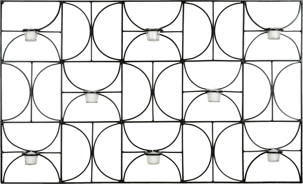 Safavieh Votive Wall Decor Black Powder Coated main image