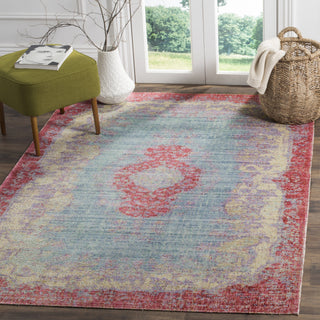 Safavieh Windsor WDS305A Light Blue/Fuchsia Area Rug 