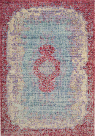 Safavieh Windsor WDS305A Light Blue/Fuchsia Area Rug main image