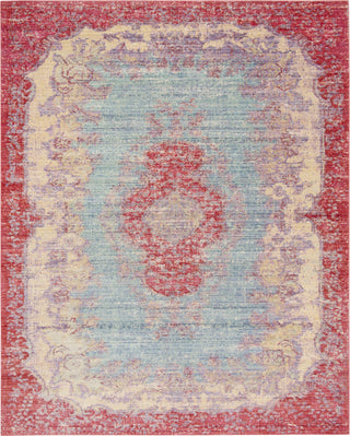 Safavieh Windsor WDS305A Light Blue/Fuchsia Area Rug 