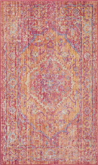 Safavieh Windsor WDS307B Gold/Fuchsia Area Rug 