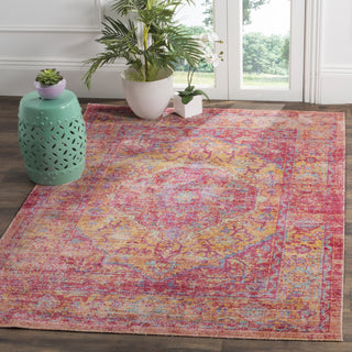 Safavieh Windsor WDS307B Gold/Fuchsia Area Rug  Feature