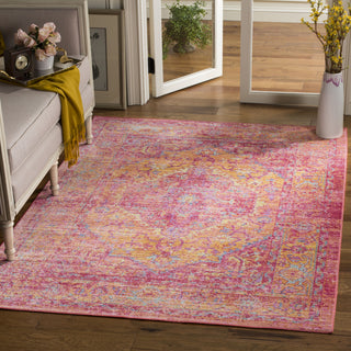 Safavieh Windsor WDS307B Gold/Fuchsia Area Rug 