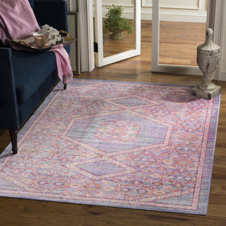 Safavieh Windsor WDS311F Lavender/Fuchsia Area Rug  Feature