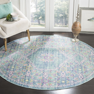 Safavieh Windsor WDS311S Spa/Fuchsia Area Rug 