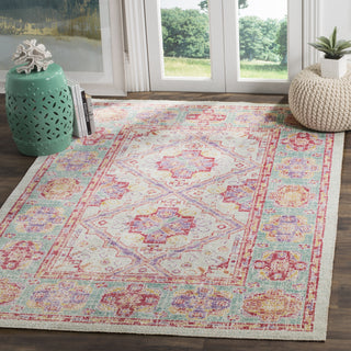 Safavieh Windsor WDS315S Spa/Fuchsia Area Rug  Feature