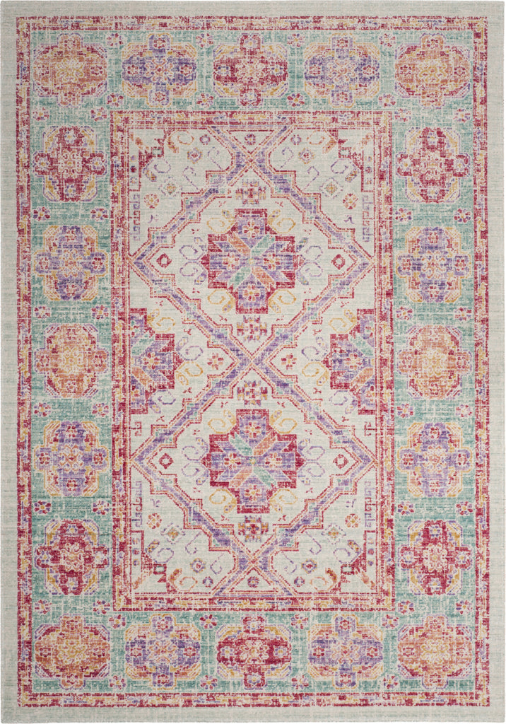 Safavieh Windsor WDS315S Spa/Fuchsia Area Rug main image