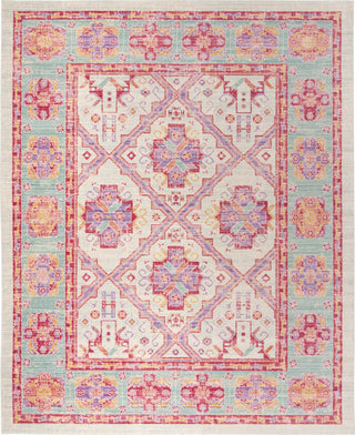 Safavieh Windsor WDS315S Spa/Fuchsia Area Rug 