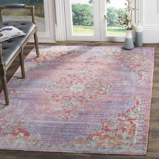 Safavieh Windsor WDS317F Lavender/Fuchsia Area Rug  Feature