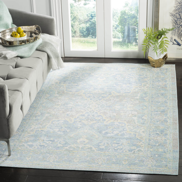 Safavieh Windsor WDS319H Seafoam/Blue Area Rug Incredible Rugs and Decor
