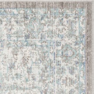 Safavieh Windsor WDS319L Light Grey/Aqua Area Rug 