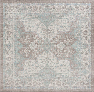 Safavieh Windsor WDS319L Light Grey/Aqua Area Rug 