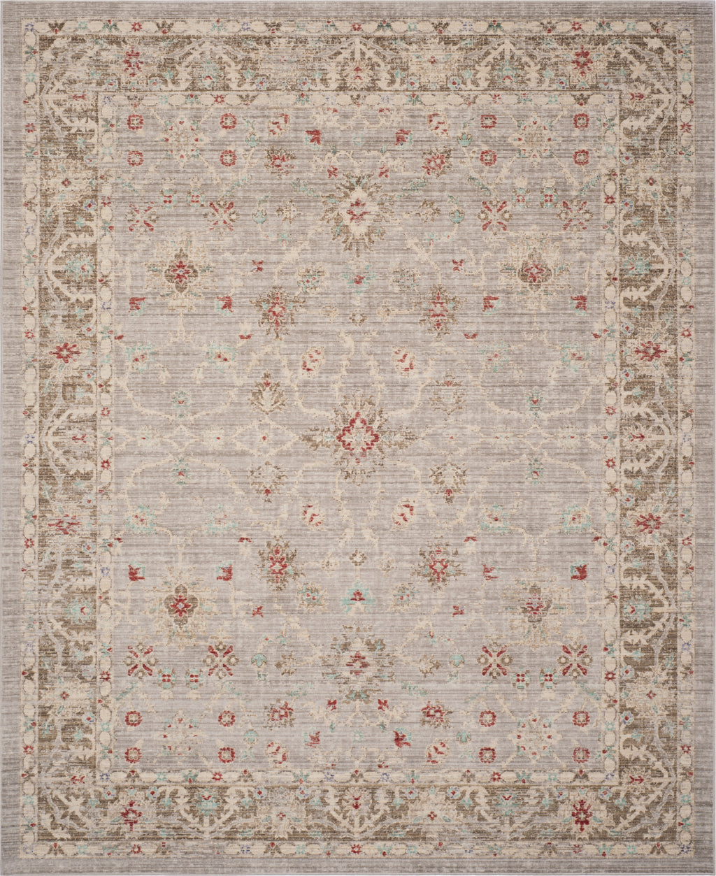 Safavieh Windsor WDS323T Light Grey/Brown Area Rug – Incredible Rugs and Decor