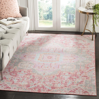 Safavieh Windsor WDS329F Rose/Seafoam Area Rug  Feature