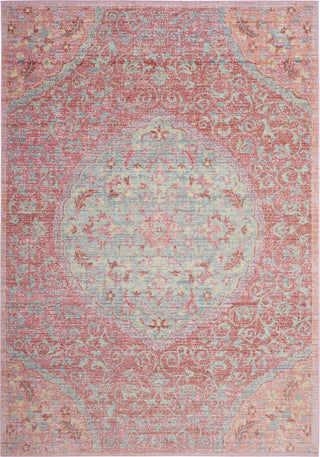 Safavieh Windsor WDS335A Rose/Seafoam Area Rug main image