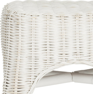 Safavieh Percy Wicker Counter Stool White Distress Furniture 