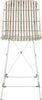 Safavieh Minerva Wicker Counter Stool White Wash Furniture main image