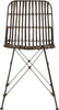 Safavieh Minerva Wicker Dining Chair Croco Brown Furniture main image