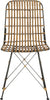 Safavieh Minerva Wicker Dining Chair Natural Brown Wash Furniture main image