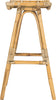 Safavieh Leda Rattan Bar Stool Honey Brown Furniture 