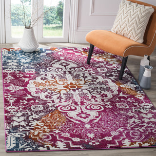 Safavieh Watercolor WTC669F Ivory/Fuchsia Area Rug  Feature