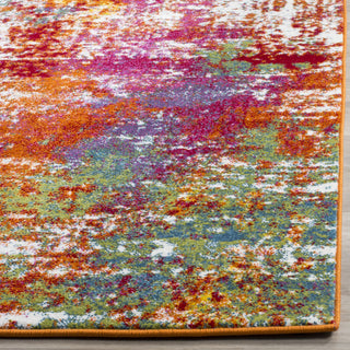 Safavieh Watercolor WTC695D Orange/Green Area Rug 