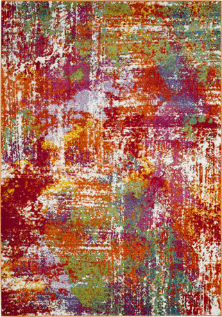 Safavieh Watercolor WTC695D Orange/Green Area Rug main image