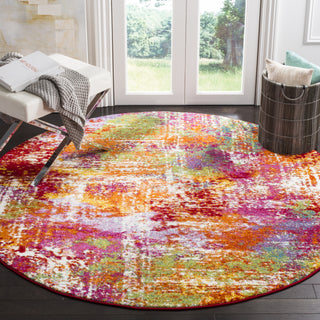 Safavieh Watercolor WTC695D Orange/Green Area Rug 