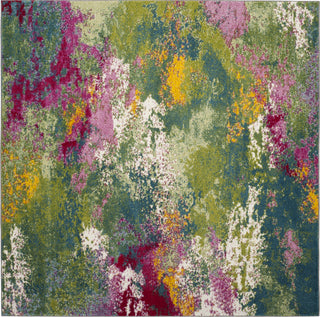 Safavieh Watercolor WTC697C Green/Fuchsia Area Rug 