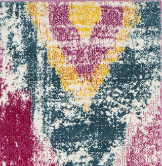 Safavieh Watercolor WTC699K Fuchsia/Orange Area Rug 