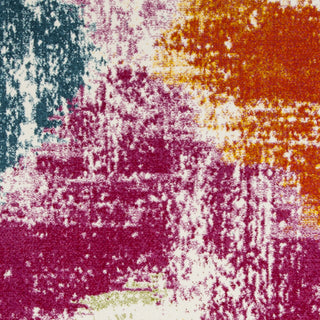 Safavieh Watercolor WTC699K Fuchsia/Orange Area Rug 