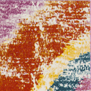 Safavieh Watercolor WTC699K Fuchsia/Orange Area Rug 