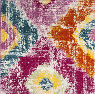 Safavieh Watercolor WTC699K Fuchsia/Orange Area Rug 