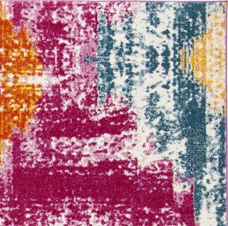 Safavieh Watercolor WTC699K Fuchsia/Orange Area Rug 