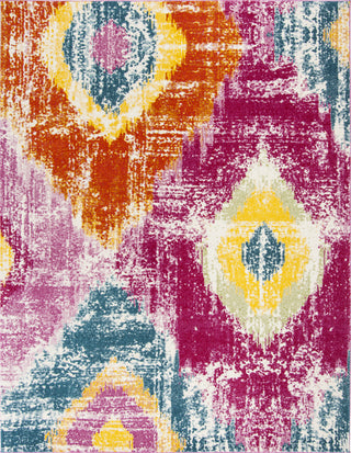 Safavieh Watercolor WTC699K Fuchsia/Orange Area Rug 