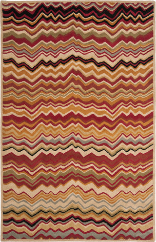 Safavieh Wyndham Amber Flame Stitch Red/Multi Area Rug Main