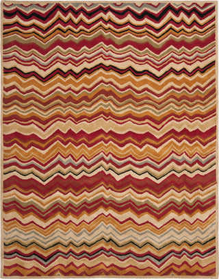 Safavieh Wyndham Amber Flame Stitch Red/Multi Area Rug Main