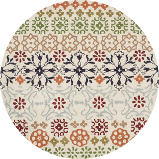 Safavieh Wyndham Wyd319 Ivory/Multi Area Rug Round