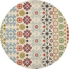 Safavieh Wyndham Wyd319 Ivory/Multi Area Rug Round
