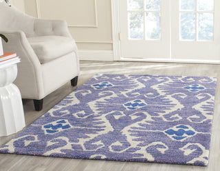 Safavieh Wyndham Wyd323 Lavander/Ivory Area Rug Room Scene Feature